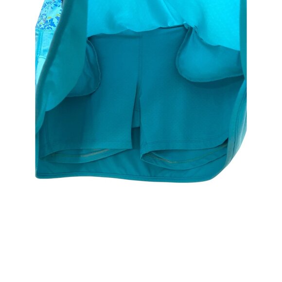 Athleta Blue River Golf Skorts Blue Size L Tall Athletic Tennis Workout Summer - Picture 8 of 12